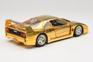 Ferrari F40 Chrome Gold Limited Edition 250 pcs Bburago 1:18 3332-G1 Μέταλλο - εικόνα 3 από 8