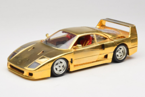 Ferrari F40 Chrome Gold Limited Edition 250 pcs Bburago 1:18 3332-G1 Μέταλλο