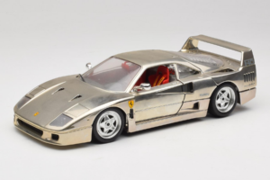 Ferrari F40 Chrome Silver Bburago 1:18 3401 Μέταλλο