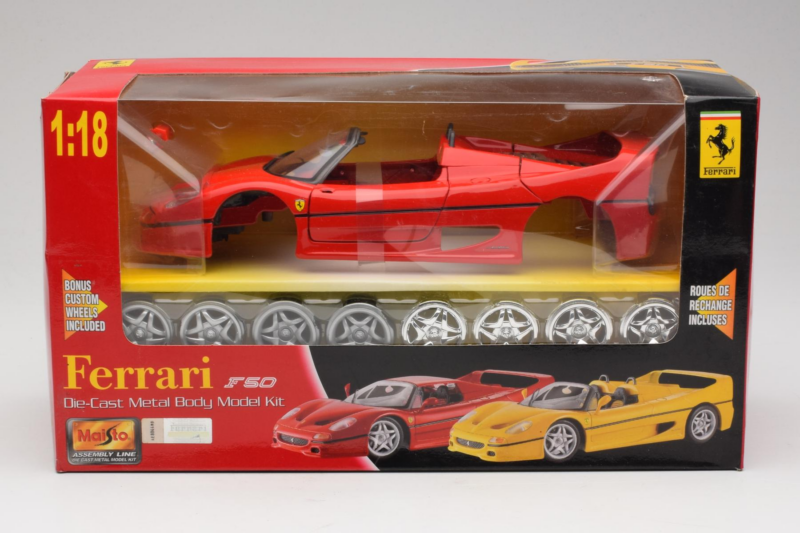 Ferrari F40 Κόκκινο Model Kit Maisto 1:18 39822 Μέταλλο