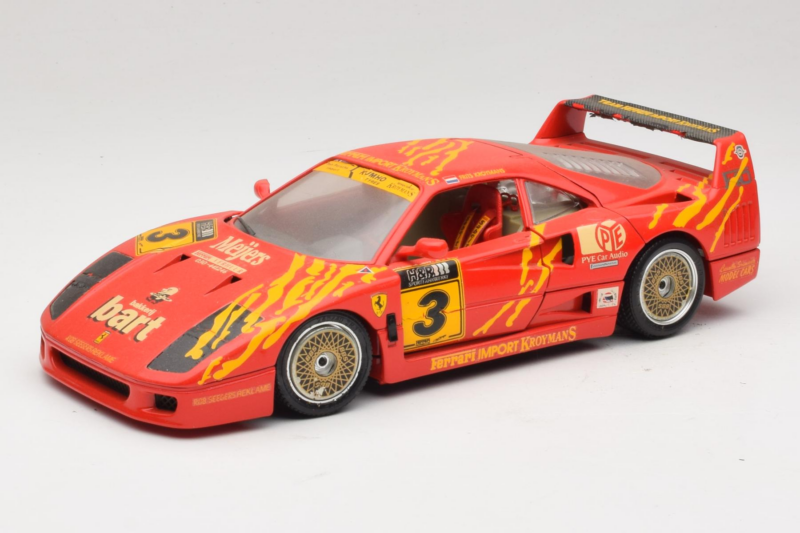 Ferrari F40 Evoluzione #3 Brummel Κόκκινο 1987 Bburago 1:18 3022-P2 Μέταλλο