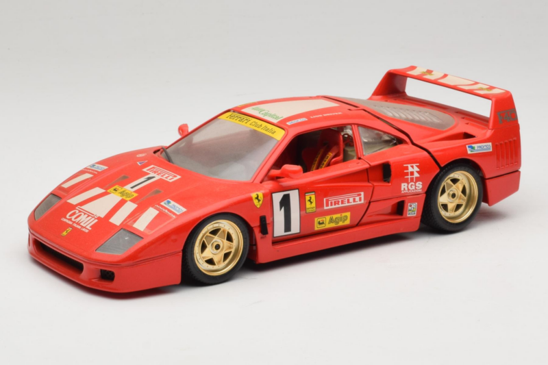 Ferrari F40 Evoluzione #1 Pirelli Κόκκινο 1992 Bburago 1:18 3042-P1 Μέταλλο
