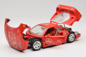 Ferrari F40 Evoluzione FC Nürnberg Special Edition Κόκκινο Bburago 1:18 3042-FCN Μέταλλο - εικόνα 2 από 8