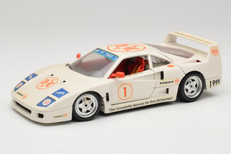 Ferrari F40 #1 Expert Λευκό 1987 Bburago 1:18 3332-W2 Μέταλλο