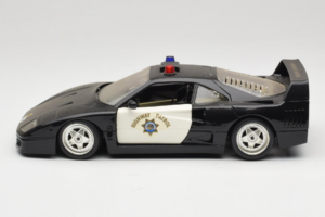 Ferrari F40 Highway Patrol Μαύρο Λευκό Bburago 1:18 3022-H1 Μέταλλο - εικόνα 4 από 8