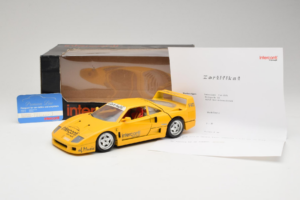 Ferrari F40 Interconti Car HiFi Κίτρινο Bburago 1:18 3032-I1 Μέταλλο - εικόνα 8 από 8