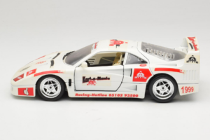 Ferrari F40 Kart-o-Mania Λευκό Bburago 1:18 3332-W3 Μέταλλο - εικόνα 4 από 8