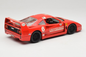 Ferrari F40 #6 V. Colombo L'Indipendente Κόκκινο 1987 Bburago 1:18 3032-L1 Μέταλλο - εικόνα 3 από 8