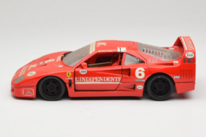Ferrari F40 #6 V. Colombo L'Indipendente Κόκκινο 1987 Bburago 1:18 3032-L1 Μέταλλο - εικόνα 4 από 8