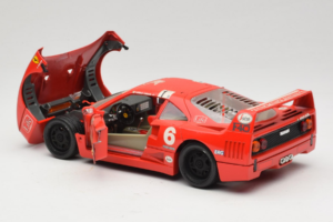 Ferrari F40 #6 V. Colombo L'Indipendente Κόκκινο 1987 Bburago 1:18 3032-L1 Μέταλλο - εικόνα 5 από 8