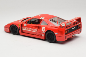 Ferrari F40 #6 V. Colombo L'Indipendente Κόκκινο 1987 Bburago 1:18 3032-L1 Μέταλλο - εικόνα 7 από 8