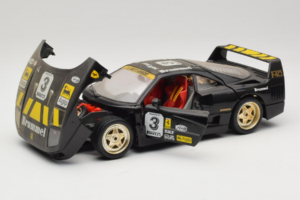 Ferrari F40 Magneti Marelli #3 Μαύρο Bburago 1:18 3022-B1 Μέταλλο - εικόνα 2 από 8