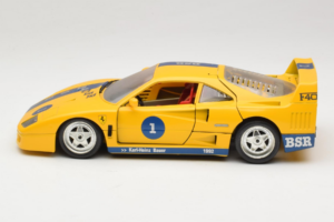 Ferrari F40 #1 Κίτρινο Bauer Περιορισμένη Έκδοση 100 τεμ Bburago 1:18 BSR001 Μέταλλο - εικόνα 4 από 8