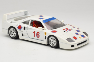 Ferrari F40 #16 Borsenmodells Λευκό Limited Edition 333 pcs 1987 Bburago 1:18 3332-W1 Μέταλλο - εικόνα 6 από 8