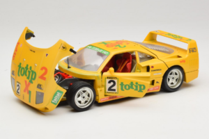Ferrari F40 Totip Jolly Club #2 Κίτρινο Bburago 1:18 3332-Y1 Μέταλλο - εικόνα 2 από 8