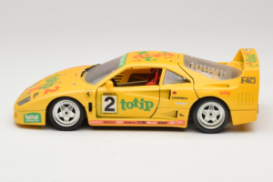 Ferrari F40 Totip Jolly Club #2 Κίτρινο Bburago 1:18 3332-Y1 Μέταλλο - εικόνα 4 από 8