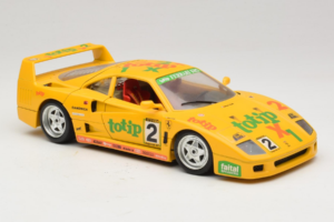 Ferrari F40 Totip Jolly Club #2 Κίτρινο Bburago 1:18 3332-Y1 Μέταλλο - εικόνα 6 από 8