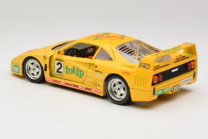 Ferrari F40 Totip Jolly Club #2 Κίτρινο Bburago 1:18 3332-Y1 Μέταλλο - εικόνα 7 από 8