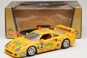 Ferrari F40 Totip Jolly Club #2 Κίτρινο Bburago 1:18 3332-Y1 Μέταλλο - εικόνα 8 από 8