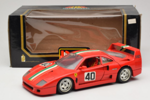 Ferrari F40 #40 Κόκκινο με Ιταλική Σημαία Bburago 1:18 3032-P1 Μέταλλο - εικόνα 8 από 8