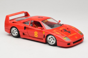 Ferrari F40 #8 Bevro International Κόκκινο 1987 Bburago 1:18 3332-P3 Μέταλλο - εικόνα 6 από 8