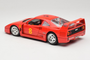 Ferrari F40 #8 Bevro International Κόκκινο 1987 Bburago 1:18 3332-P3 Μέταλλο - εικόνα 7 από 8