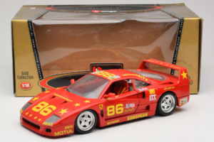 Ferrari F40 LM #86 Ch. Pozzi IMSA 24 Hours of Le Mans 1985 Κόκκινο Bburago 1:18 3332-P6 Μέταλλο - εικόνα 8 από 8