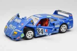 Ferrari F40 #34 M. Ferte / Thavenin / Palau Pilot Μπλε 1987 Bburago 1:18 3032-B1 Μέταλλο - εικόνα 2 από 8