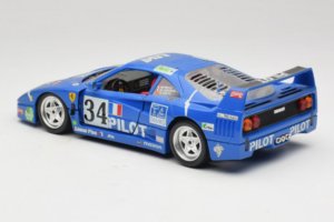 Ferrari F40 #34 M. Ferte / Thavenin / Palau Pilot Μπλε 1987 Bburago 1:18 3032-B1 Μέταλλο - εικόνα 7 από 8
