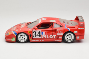 Ferrari F40 LM Pilot #34 Ferte / Thavenin / Palau 24 Hours of Le Mans 1995 Κόκκινο Bburago 1:18 3032-P3 Μέταλλο - εικόνα 4 από 8