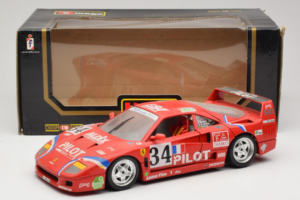 Ferrari F40 LM Pilot #34 Ferte / Thavenin / Palau 24 Hours of Le Mans 1995 Κόκκινο Bburago 1:18 3032-P3 Μέταλλο - εικόνα 8 από 8