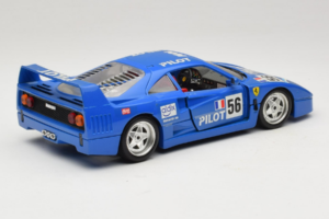 Ferrari F40 Pilot #56 Μπλε Bburago 1:18 3332-BL1 Μέταλλο - εικόνα 3 από 8