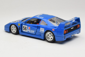 Ferrari F40 Pilot #56 Μπλε Bburago 1:18 3332-BL1 Μέταλλο - εικόνα 7 από 8