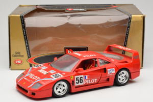 Ferrari F40 #56 Pilot Κόκκινο 1987 Bburago 1:18 3332-P2 Μέταλλο - εικόνα 8 από 8