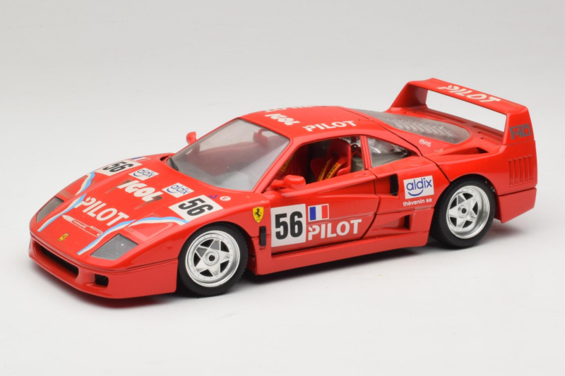 Ferrari F40 #56 Pilot Κόκκινο 1987 Bburago 1:18 3332-P2 Μέταλλο
