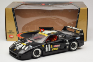 Ferrari F40 Pirelli Agip #1 Μαύρο Bburago 1:18 3332-B1 Μέταλλο - εικόνα 8 από 8