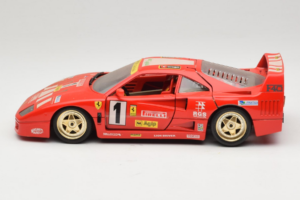 Ferrari F40 Evoluzione #1 Pirelli Agip Κόκκινο με Χρυσές Ζάντες 1992 Bburago 1:18 3042-P2 Μέταλλο - εικόνα 4 από 8