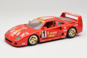Ferrari F40 Evoluzione #1 Pirelli Agip Κόκκινο με Χρυσές Ζάντες 1992 Bburago 1:18 3042-P2 Μέταλλο