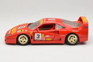 Ferrari F40 #3 Pirelli Κόκκινο 1987 Bburago 1:18 3332-P4 Μέταλλο - εικόνα 4 από 8