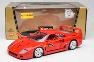 Ferrari F40 Κόκκινο Bburago 1:18 3332 Μέταλλο - εικόνα 8 από 8