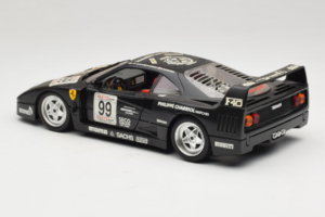 Ferrari F40 Seco #99 Lesseps / Charriol / Balandras Μαύρο Bburago 1:18 3032-B3 Μέταλλο - εικόνα 7 από 8