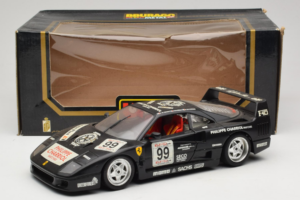 Ferrari F40 Seco #99 Lesseps / Charriol / Balandras Μαύρο Bburago 1:18 3032-B3 Μέταλλο - εικόνα 8 από 8