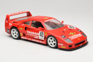Ferrari F40 #40 T. Ohta / A. Reid Taisan Κόκκινο 1987 Bburago 1:18 3022-T1 Μέταλλο - εικόνα 6 από 8