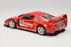 Ferrari F40 #40 T. Ohta / A. Reid Taisan Κόκκινο 1987 Bburago 1:18 3022-T1 Μέταλλο - εικόνα 7 από 8