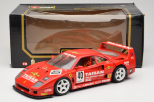 Ferrari F40 #40 T. Ohta / A. Reid Taisan Κόκκινο 1987 Bburago 1:18 3022-T1 Μέταλλο - εικόνα 8 από 8