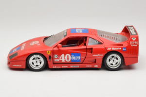 Ferrari F40 #40 the0123 Κόκκινο 1987 Bburago 1:18 3332-P5 Μέταλλο - εικόνα 4 από 8