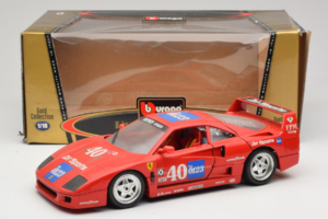 Ferrari F40 #40 the0123 Κόκκινο 1987 Bburago 1:18 3332-P5 Μέταλλο - εικόνα 8 από 8