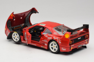 Ferrari F40 LM Unisys #59 Ota / P. Nappi / R. Donovan 24 Hours of Le Mans 1996 Bburago 1:18 3032-U1 Μέταλλο - εικόνα 5 από 8