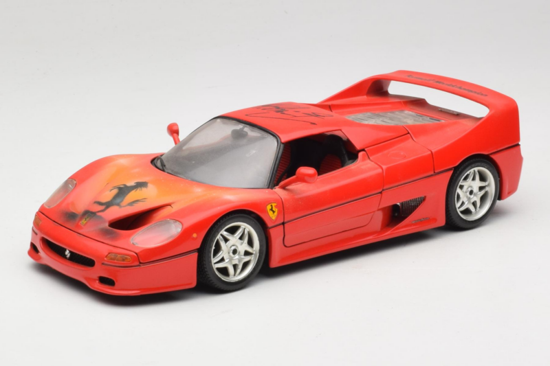 Ferrari F50 Braccio & Gotz M. Schumacher Έκδοση Υπογραφής Bburago 1:18 MS Μέταλλο