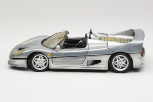Ferrari F50 Καμπριολέ Chrome Silver Περιορισμένη Έκδοση Hot Wheels 1:18 25741 Μέταλλο - εικόνα 4 από 8